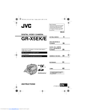 JVC GR-X5EK Instructions Manual