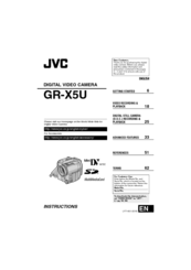 JVC GR-X5U Instructions Manual