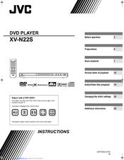 JVC XV-N22S Instructions Manual