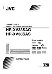 JVC HR-XV38SAG/HR Instructions Manual