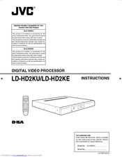 JVC D-ILA LD-HD2KU Instructions Manual