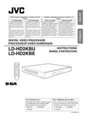 JVC D-ILA LD-HD2KBE Instructions Manual