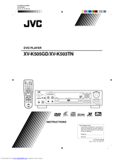 JVC XV-K503TNUT Instructions Manual
