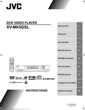 JVC XV-MK5GSLSE Instructions Manual