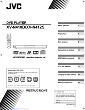 JVC XVN410BK - Progressive-Scan DVD Player Instructions Manual