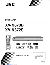 JVC XV-N672S Instructions Manual