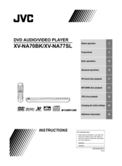 JVC XV-NA77SLJ Instructions Manual