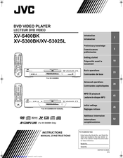 JVC XV-S400BK, XV-S402SL, XV-S300BK, XV-S302SL Instructions Manual