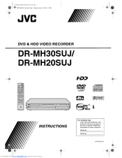 JVC DR-MH20SUJ Instructions Manual