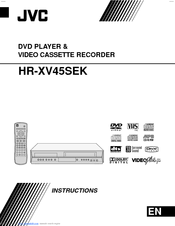 JVC HR-XV45SEF Instructions Manual