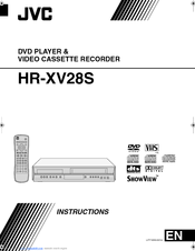 JVC HR-XV28SEF Instructions Manual