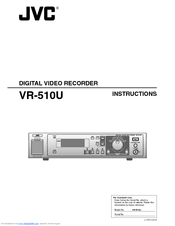 JVC VR-510U Instructions Manual