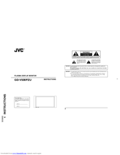 JVC GD V500PZU Instructions Manual