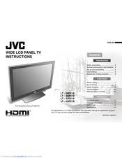 JVC LT-42EX18 Instructions Manual