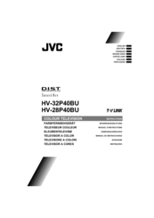 JVC HV-32P40BU Instruction Manual