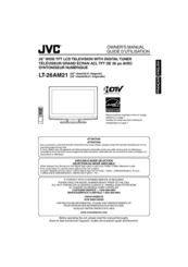 JVC LT-26AM21 Owner's Manual