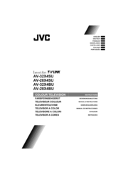 JVC InteriArt AV-28X4SU Manual D'instructions