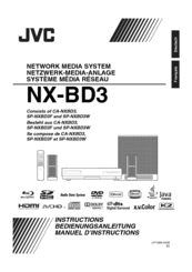 JVC CA-NXBD3 Instructions Manual