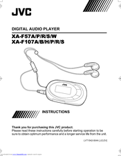 JVC XA-F57AJ Instructions Manual