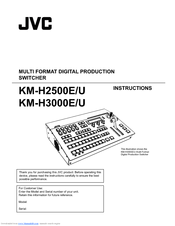 JVC KM-H2500E Instructions Manual
