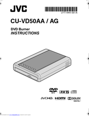 JVC CU-VD50AA Instructions Manual