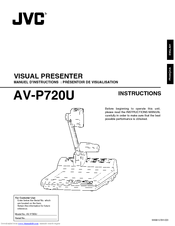 JVC AV-P720U Instructions Manual