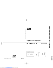 JVC DLA-M4000LU - D-ila Projector Operating Instructions Manual