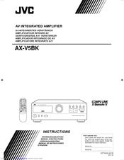 Jvc AX-V5BK Instructions Manual