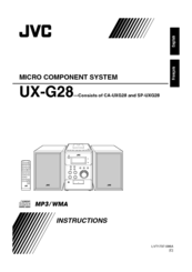 JVC CA-UXG28 Instructions Manual