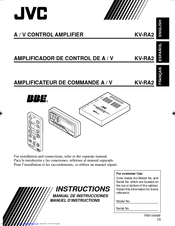 JVC KV-RA2 Instructions Manual