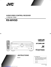 JVC RX-60V Instructions Manual