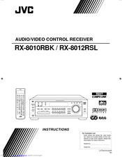 JVC RX-8012RSLE Instructions Manual