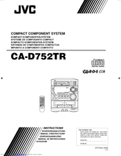 JVC CA-D752TR Instructions Manual