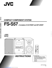 JVC FS-S57 Instructions Manual