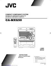 JVC CA-MXG50 Instructions Manual