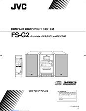 JVC FS-G2 Instructions Manual