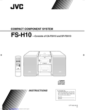 JVC FS-H10C Instructions Manual