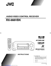 JVC RX-668VBK Instructions Manual