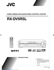 JVC RX-DV5RSL Instructions Manual