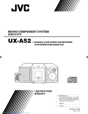 JVC CA-UXA52 Instructions Manual