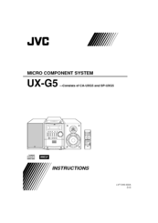 JVC UX-G5 Instructions Manual