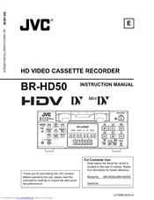 JVC BR-HD50E Instruction Manual