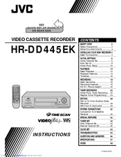 JVC HR-DD445EK Instructions Manual