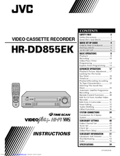 JVC HR-DD855EK Instructions Manual