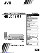 JVC HR-J241MS Instructions Manual