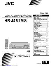 JVC HR-J461MS Instructions Manual