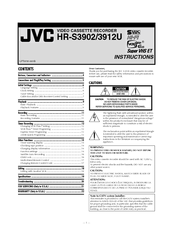 JVC HR-S3912UC Instructions Manual