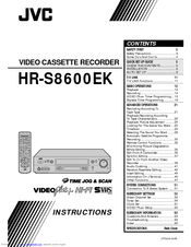 JVC HR-S8600EU Instructions Manual