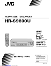 Jvc HR-S9600U Instructions Manual