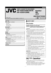 JVC HR-V505 Instructions Manual